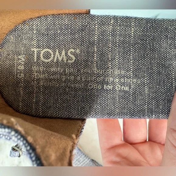 TOMs Cork & Jean Platforms - Picture 4 of 5